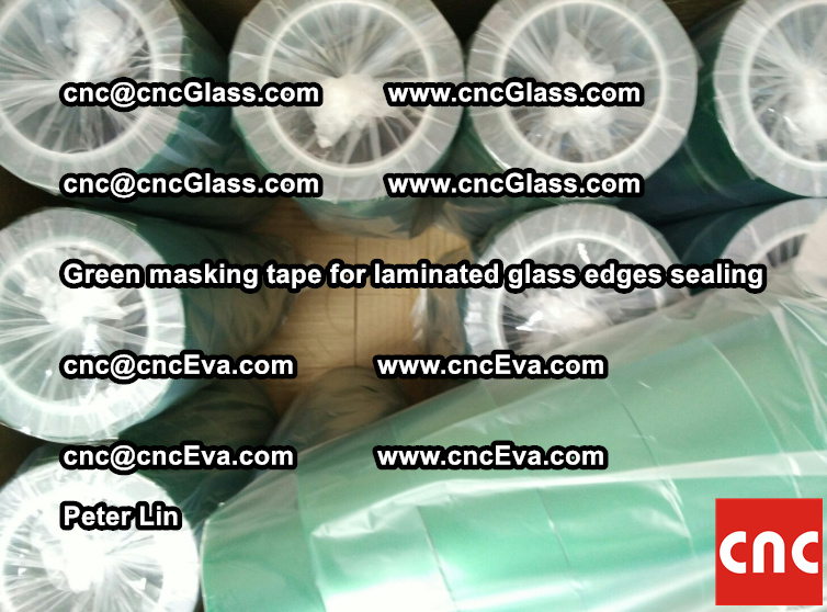 green-masking-tape-for-laminated-glass-edges-sealing-10