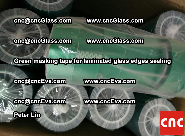 green-masking-tape-for-laminated-glass-edges-sealing-11