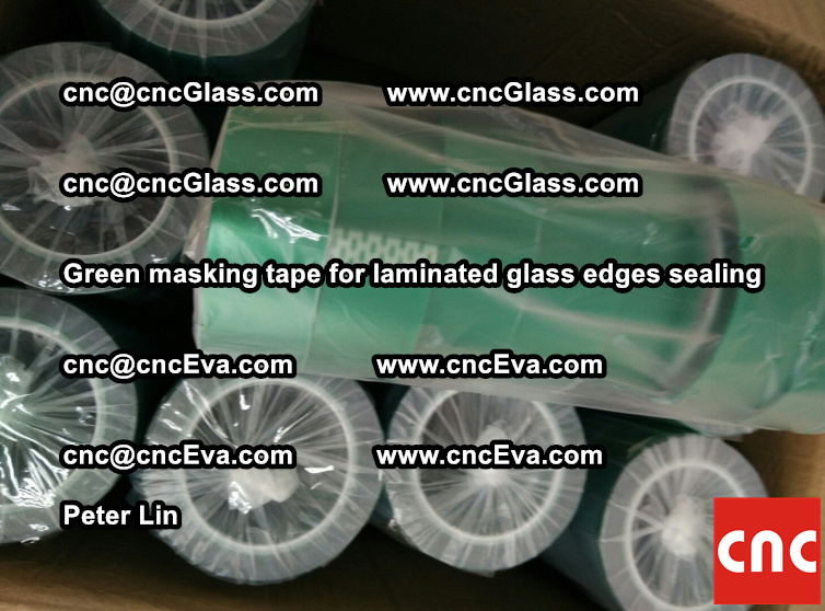 green-masking-tape-for-laminated-glass-edges-sealing-12