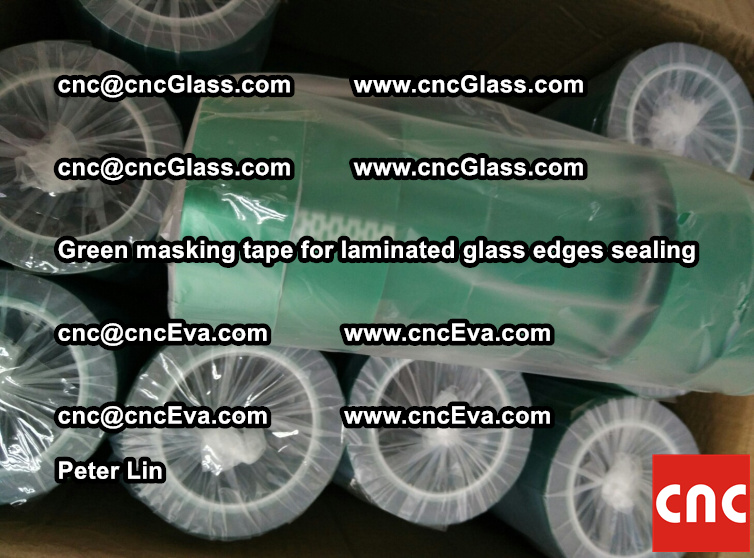 green-masking-tape-for-laminated-glass-edges-sealing-14